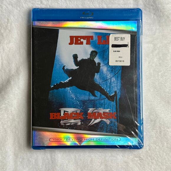 Jet Li – BLACK MASK (1996) – Blu-ray (Lionsgate) – Brand New Sealed – Rare OOP - Picture 1 of 4